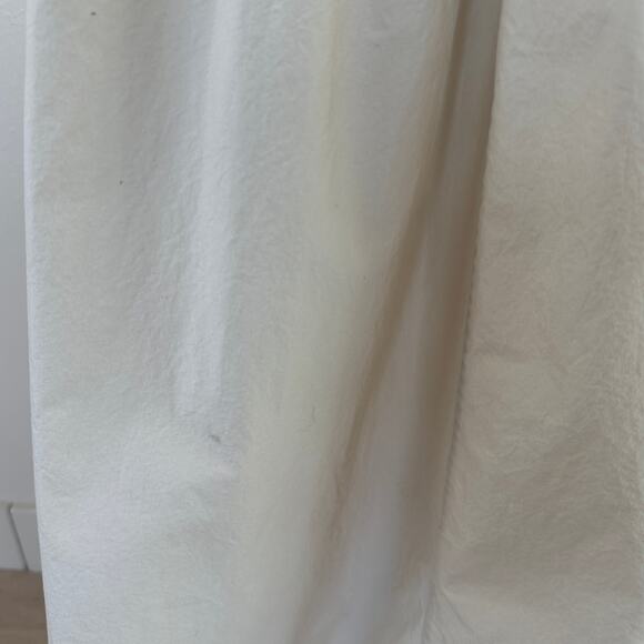 Ronny Kobo Black Cream Fit Flare Midi Dress LARGE Romantic Cotton Designer $410 - Picture 12 of 12